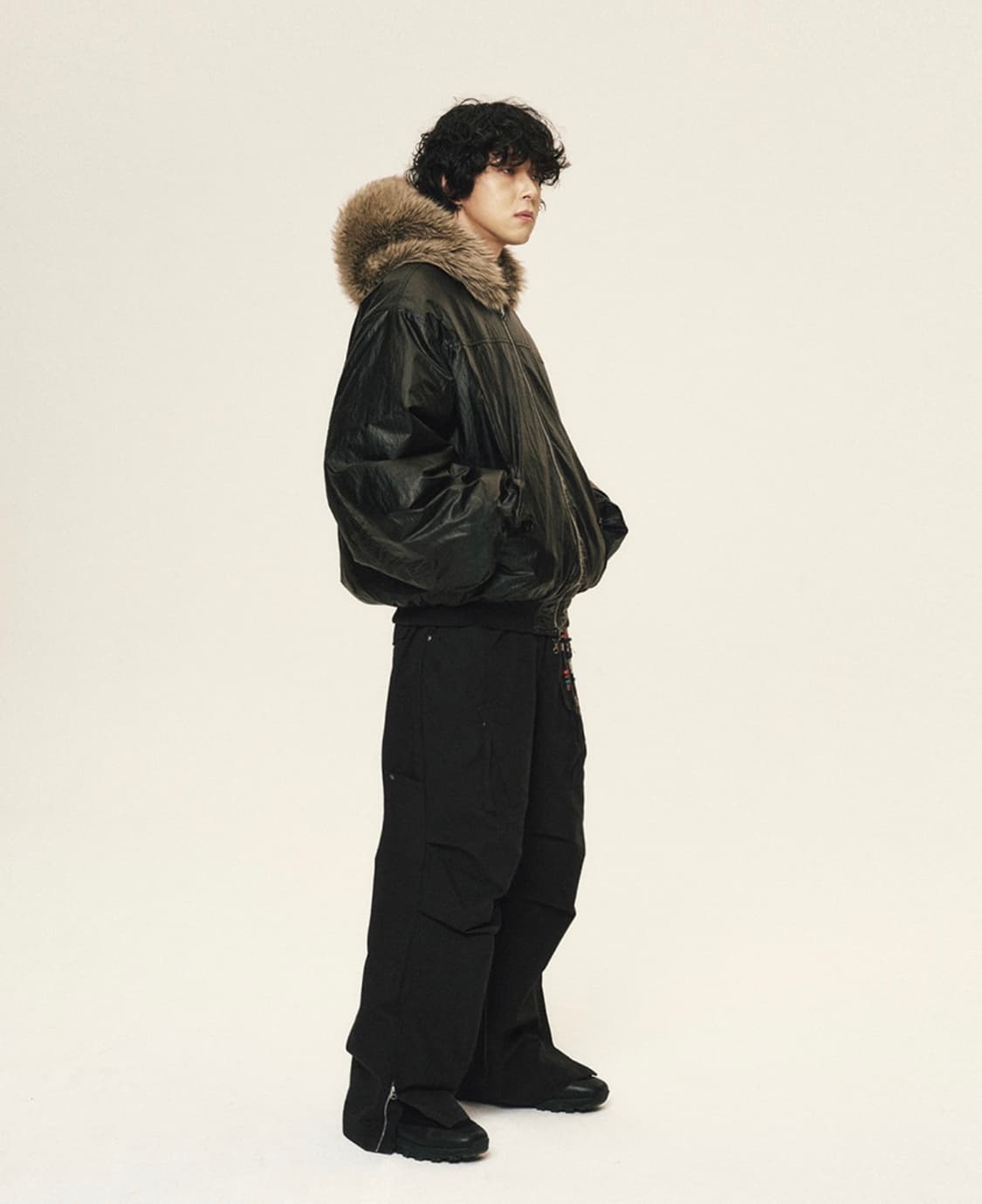 [새상품] Cord 코드 코티드 리버시블 퍼 자켓 상품이미지4