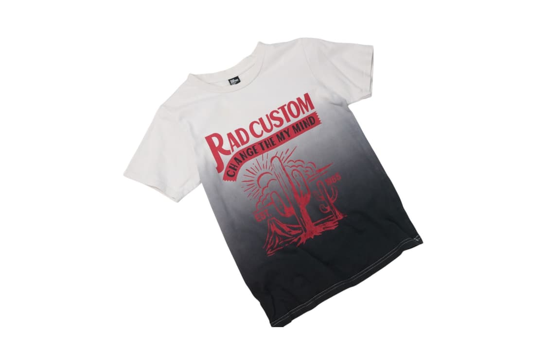 RAD CUSTOM 그라데이션 프린팅 반팔티셔츠 상품이미지1