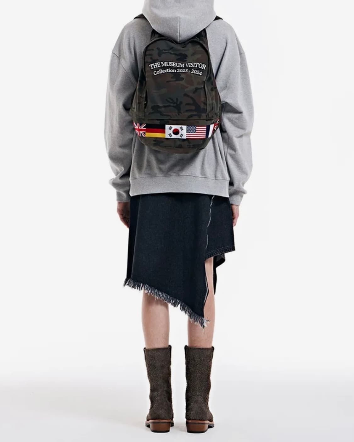 더뮤지엄비지터 데님 스커트 상품이미지5