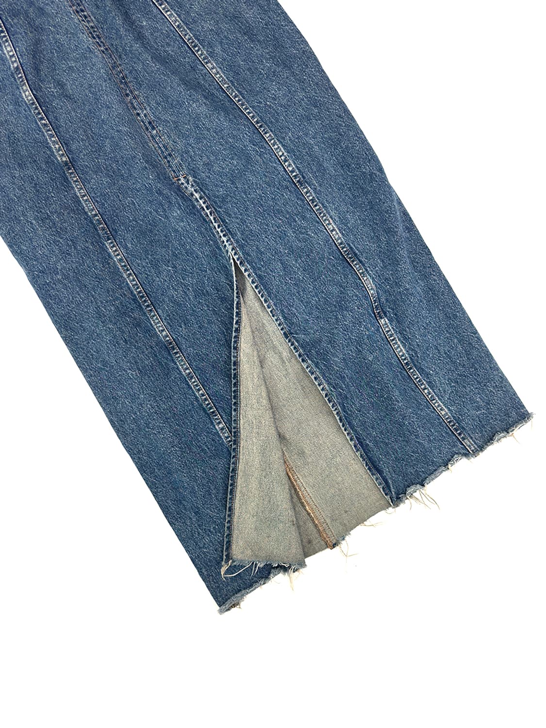 Zara Corset Denim Dress Skirt/ Os 상품이미지6