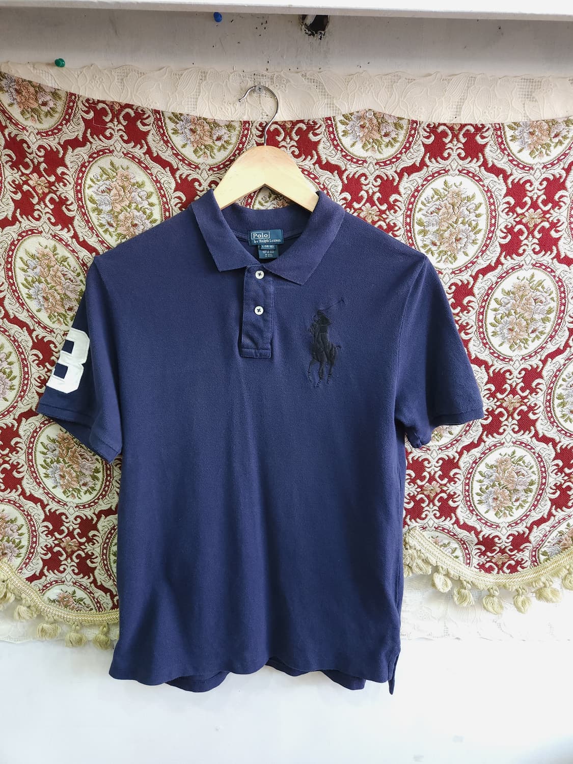 폴로 랄프로렌 네이비 빅포니 pk 반팔 카라티 유럽판

 상품이미지2