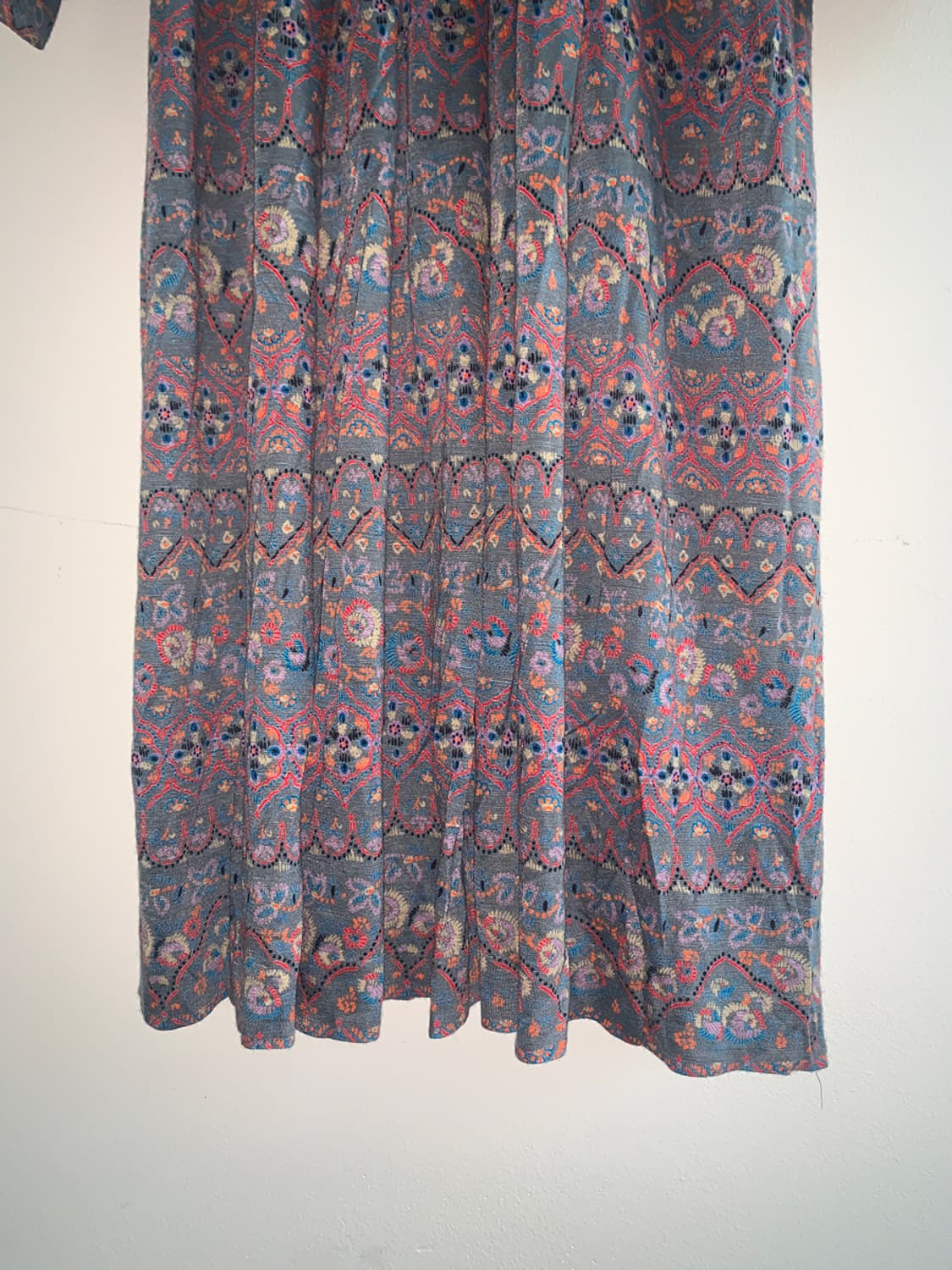 Vintage gold button shirts dress 상품이미지8