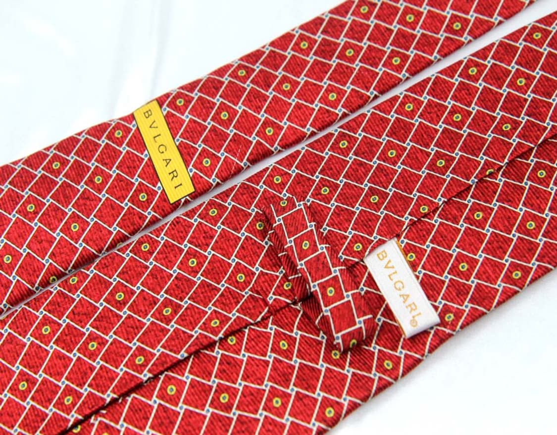 불가리 9.4cm A+등급 세븐폴더 남자 명품 넥타이 상품이미지4