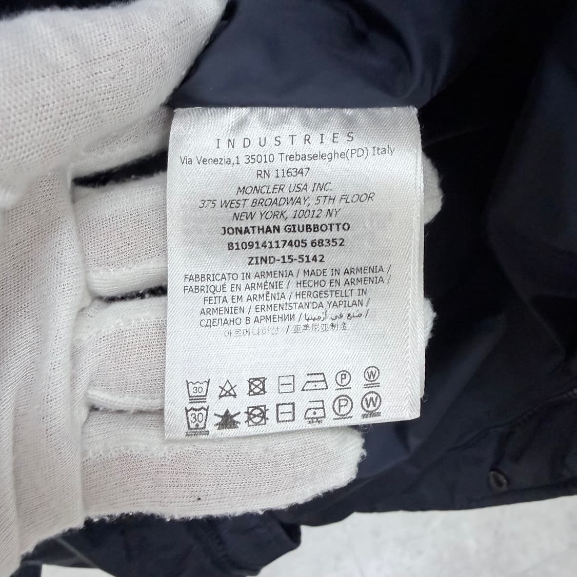 [S급/6] 몽클레어 조나단 바람막이 자켓 다크네이비 상품이미지8