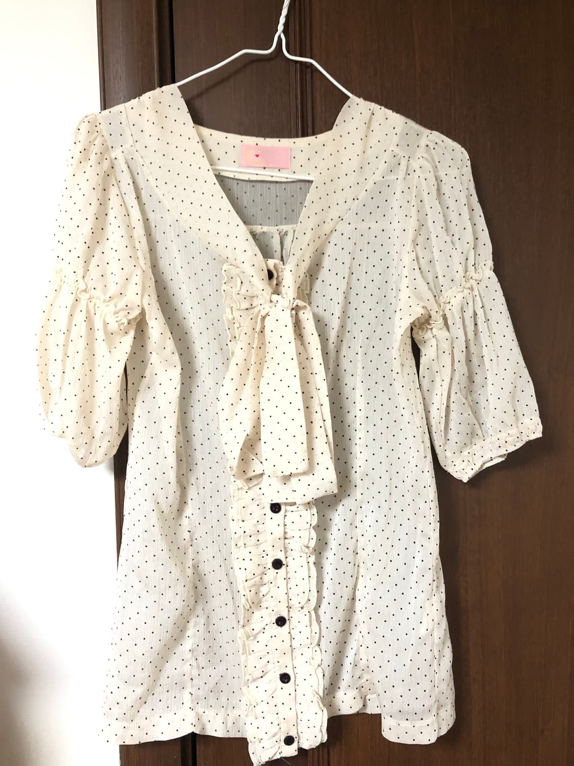 도트 블라우스 상품이미지2