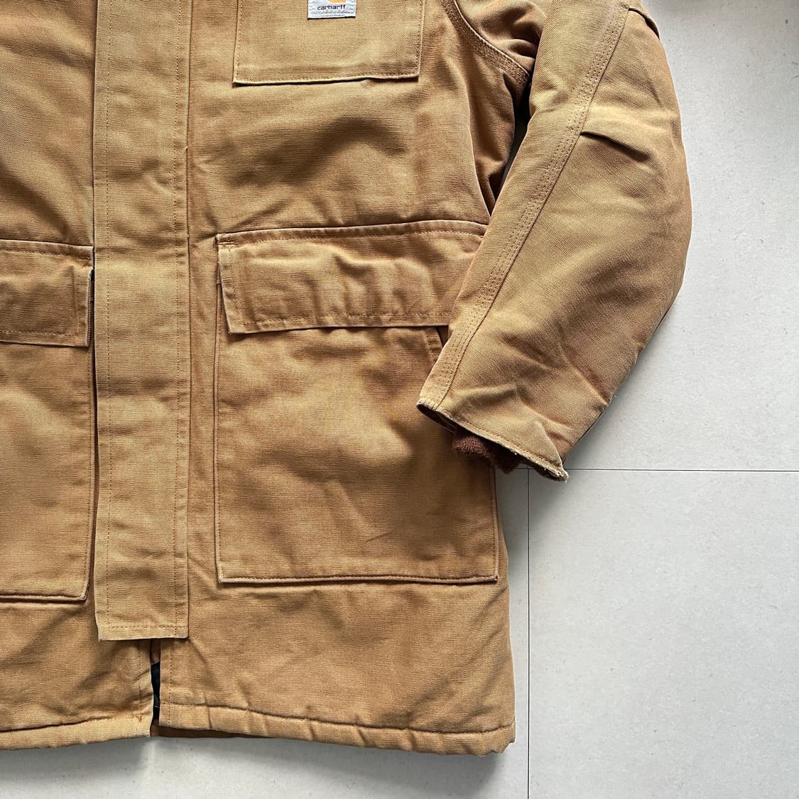 90s 칼하트 시베리안 워크 덕 파카 MADE IN USA (M) 상품이미지3