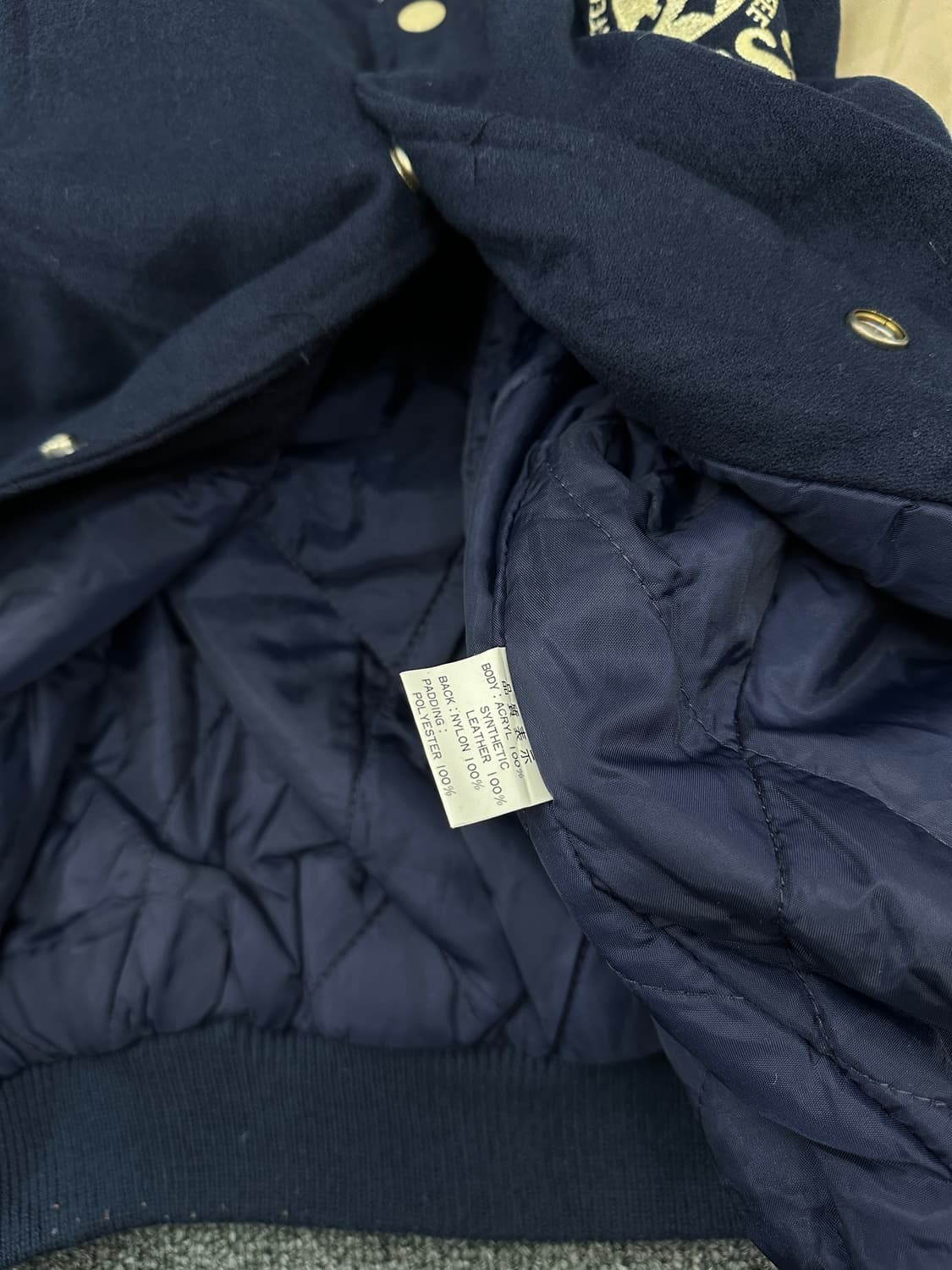 SUNTORY 빈티지 바시티 자켓 상품이미지8