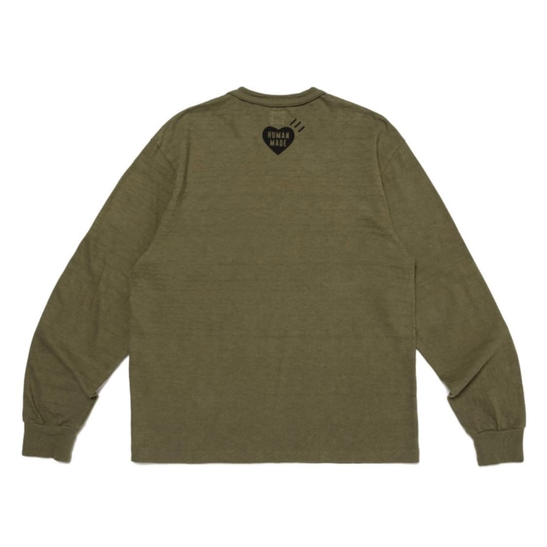 (내일까지만!!) 휴먼메이드 그래픽 롱슬리브 티셔츠 올리브 상품이미지2