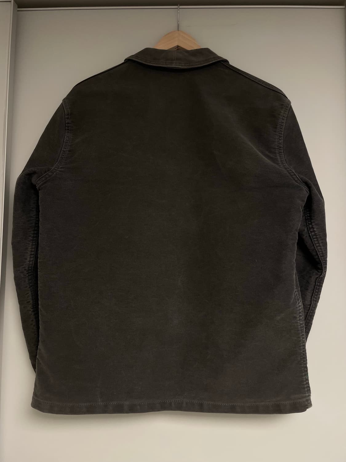 50's Le BEAU-FORT 빈티지 몰스킨 프렌치 워크자켓 블랙 상품이미지2