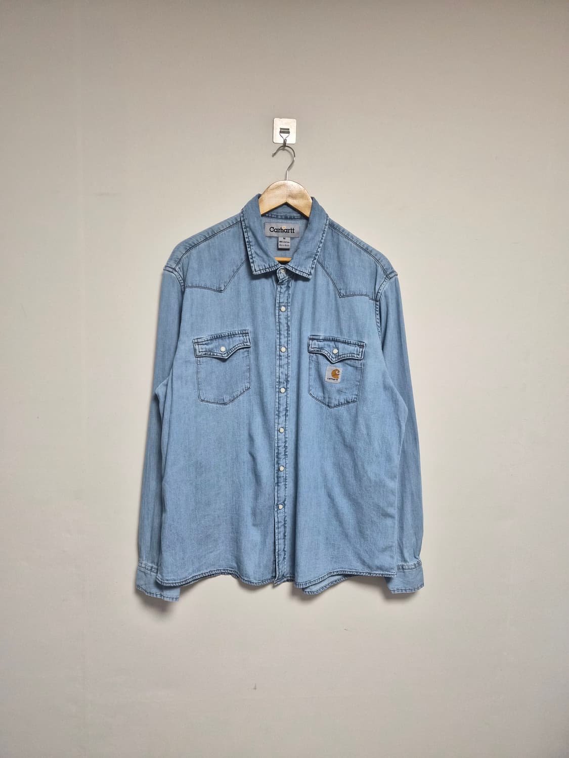 칼하트Carhartt 웨스턴 데님 셔츠 M사이즈 - S274 상품이미지1