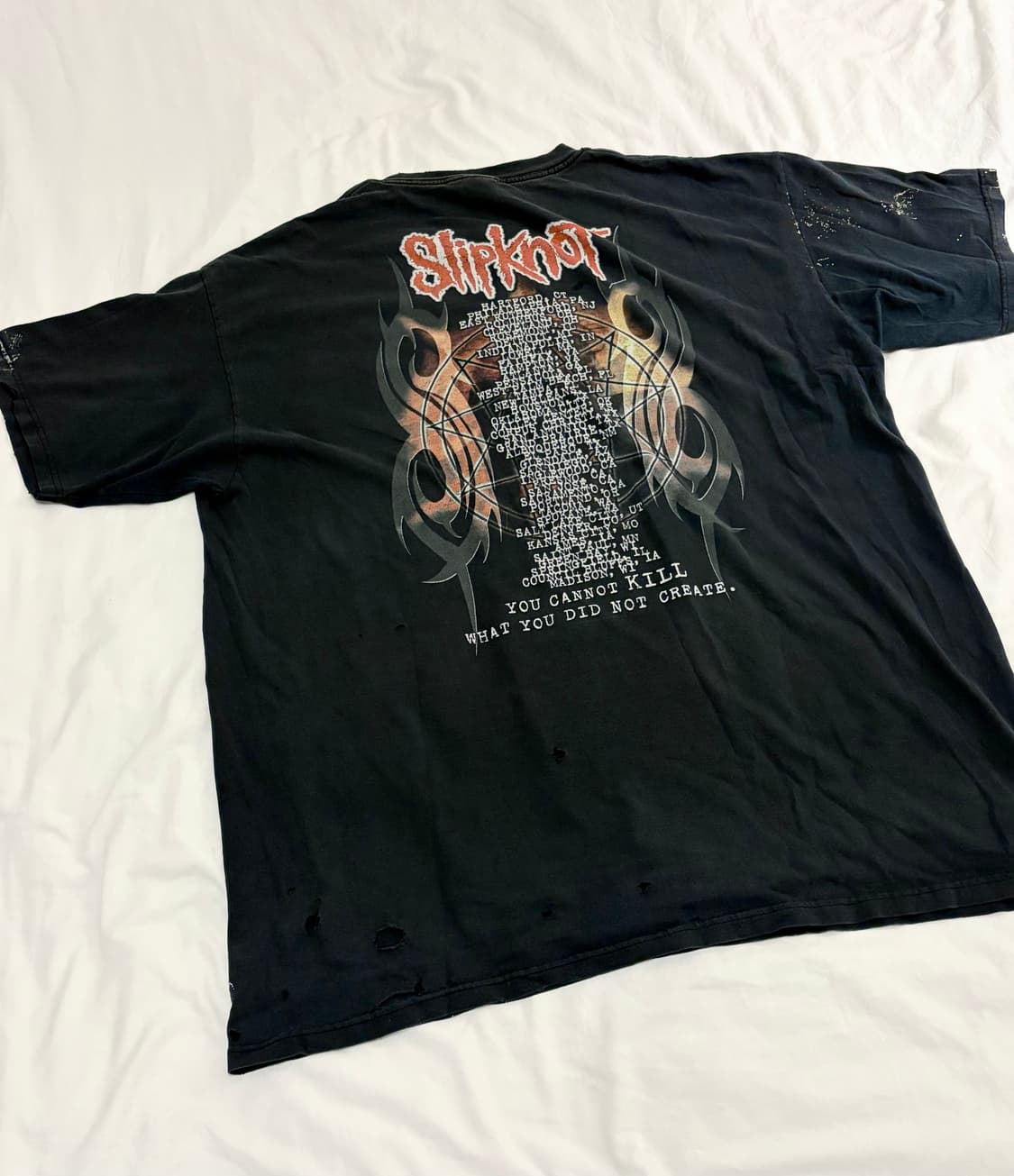 [2XL] 빈티지 00‘s Slipknot 슬립낫 밴드 티셔츠 상품이미지3