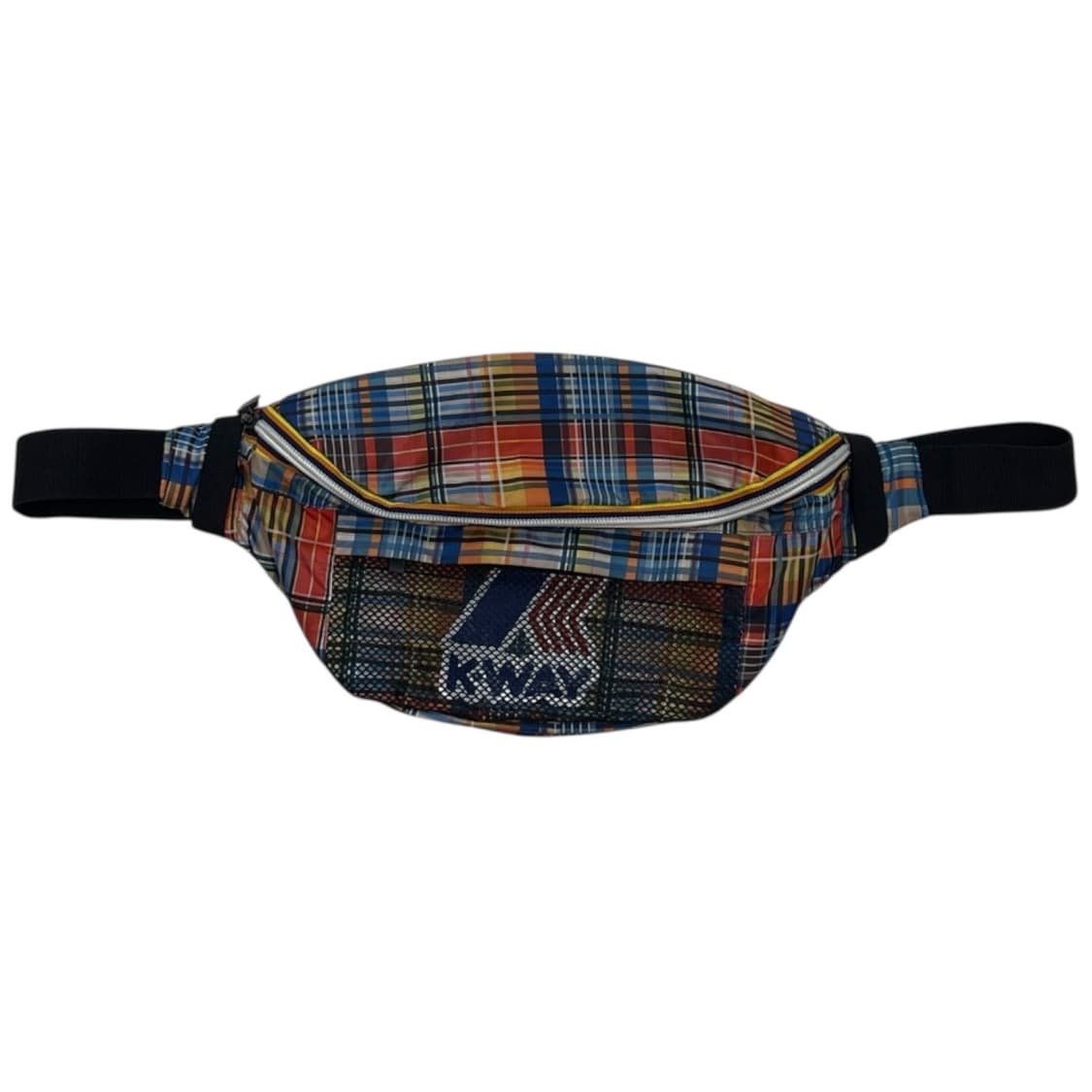 KWAY 까웨 르브레 체크 웨이스트백 힙색 가방 상품이미지1