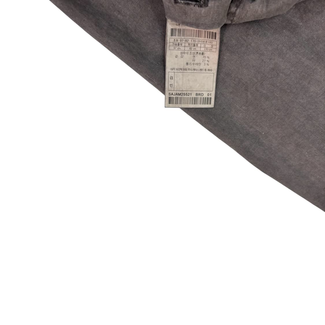 시리즈 24ss 코튼 린넨 다잉 자켓 상품이미지5