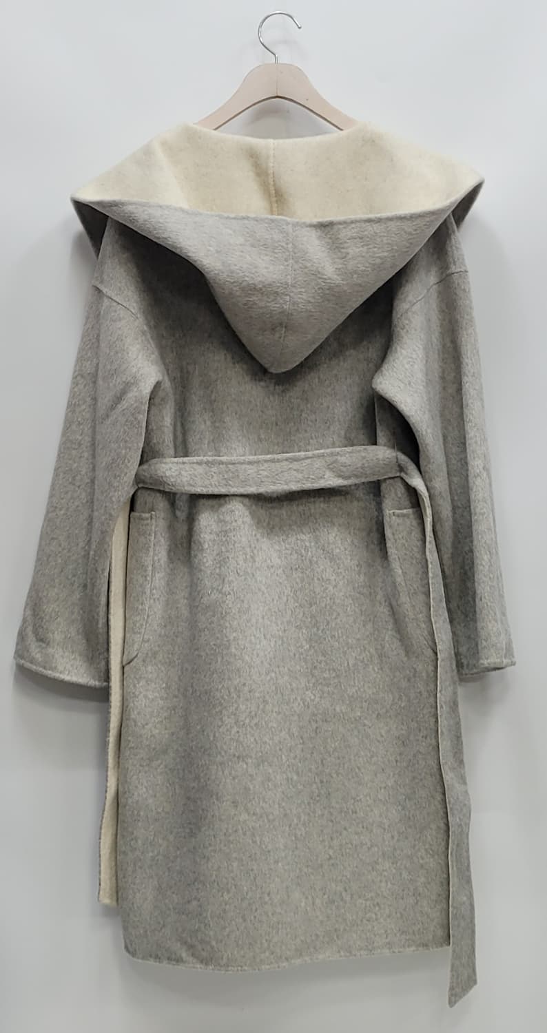 ES MODISH 핸드메이드 울 100% 빅후드 코트 / 여 FREE
 상품이미지3