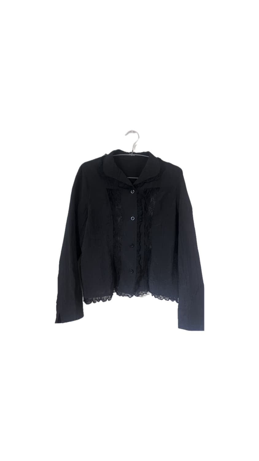 레이스 고스 고딕 로맨틱 갸루 블라우스 셔츠 공겜여주 공겜 상품이미지2