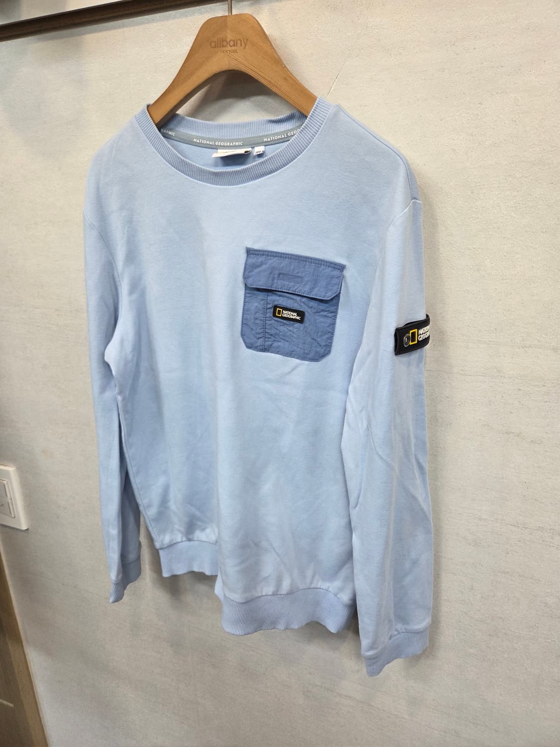 내셔널지오그래픽 주니어 우븐포켓 맨투맨 150 상품이미지7