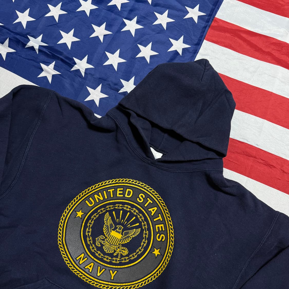 [M] 밀리터리 미 해군 NAVY 스웻 후드 티셔츠  US-18 상품이미지4