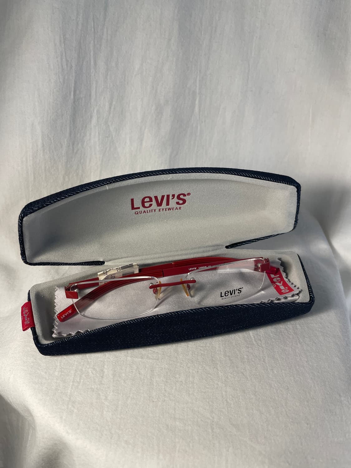 Levi's 리바이스 레드 메탈 프레임 무테 안경 빈티지안경 상품이미지9