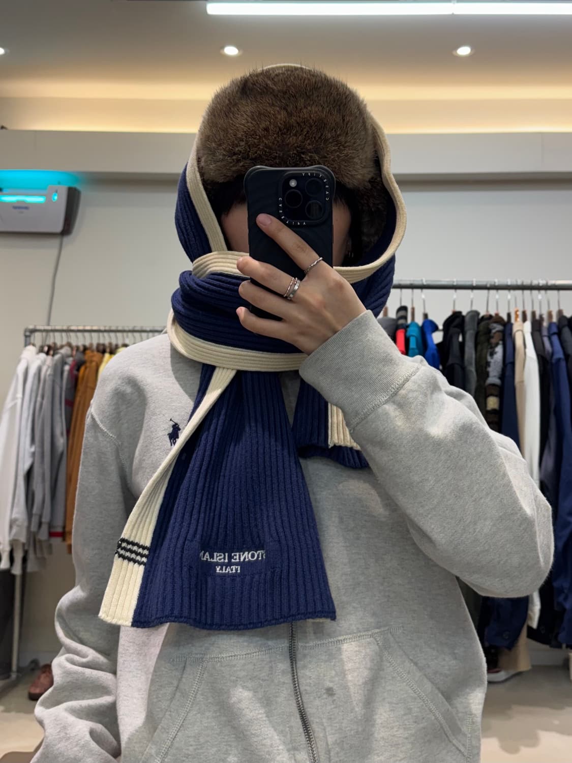 스톤아일랜드 니트 머플러 상품이미지5