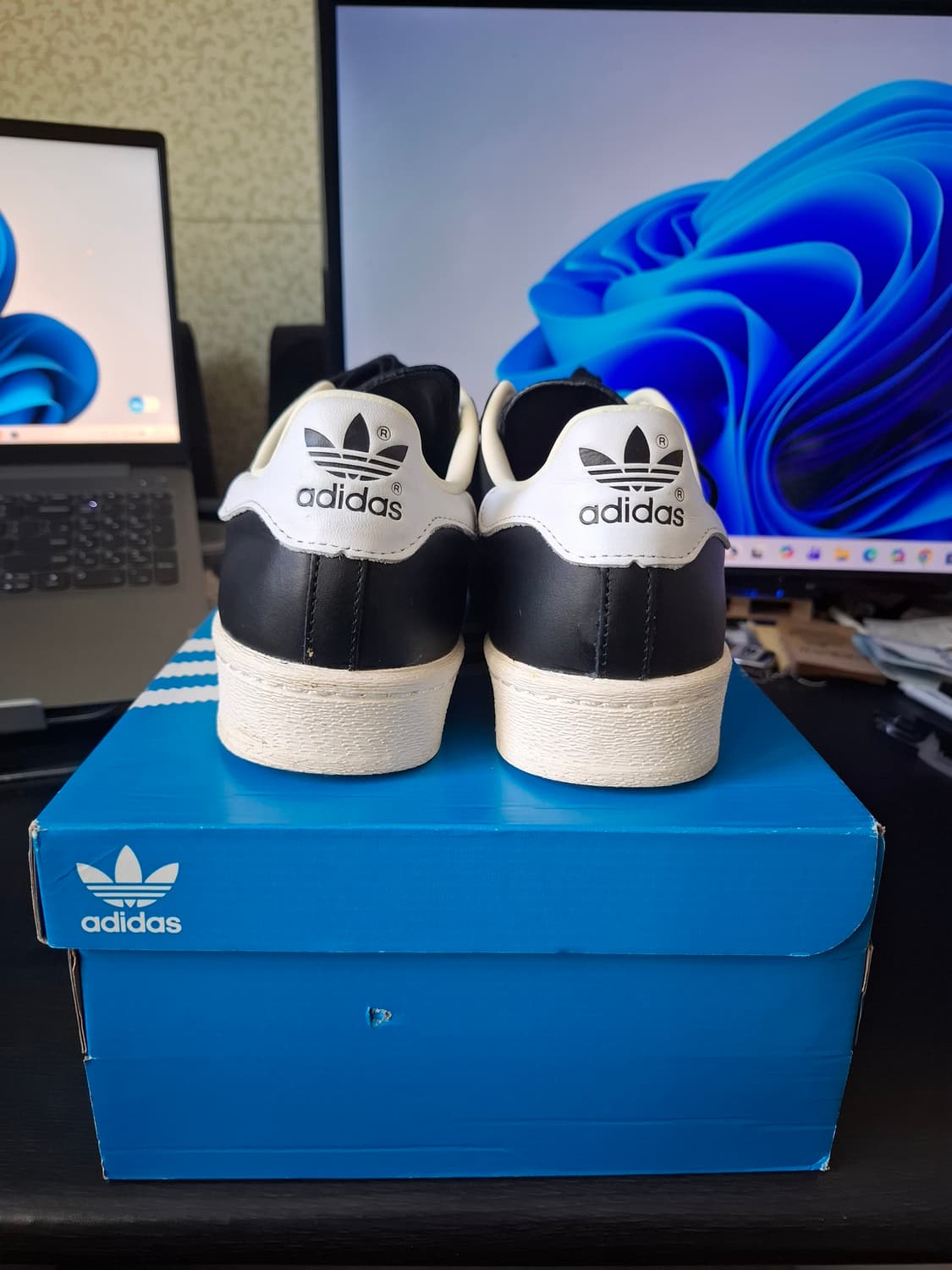 아디다스 슈퍼스타 82 블랙 280mm 상품이미지3