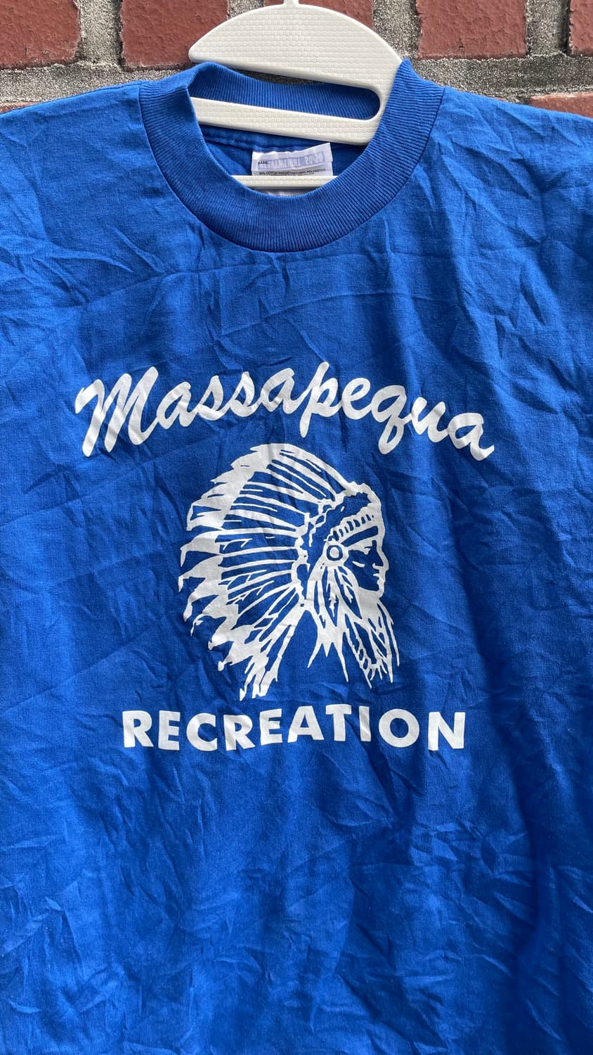 Hanes 마사페콰 반팔 티셔츠 블루 상품이미지3