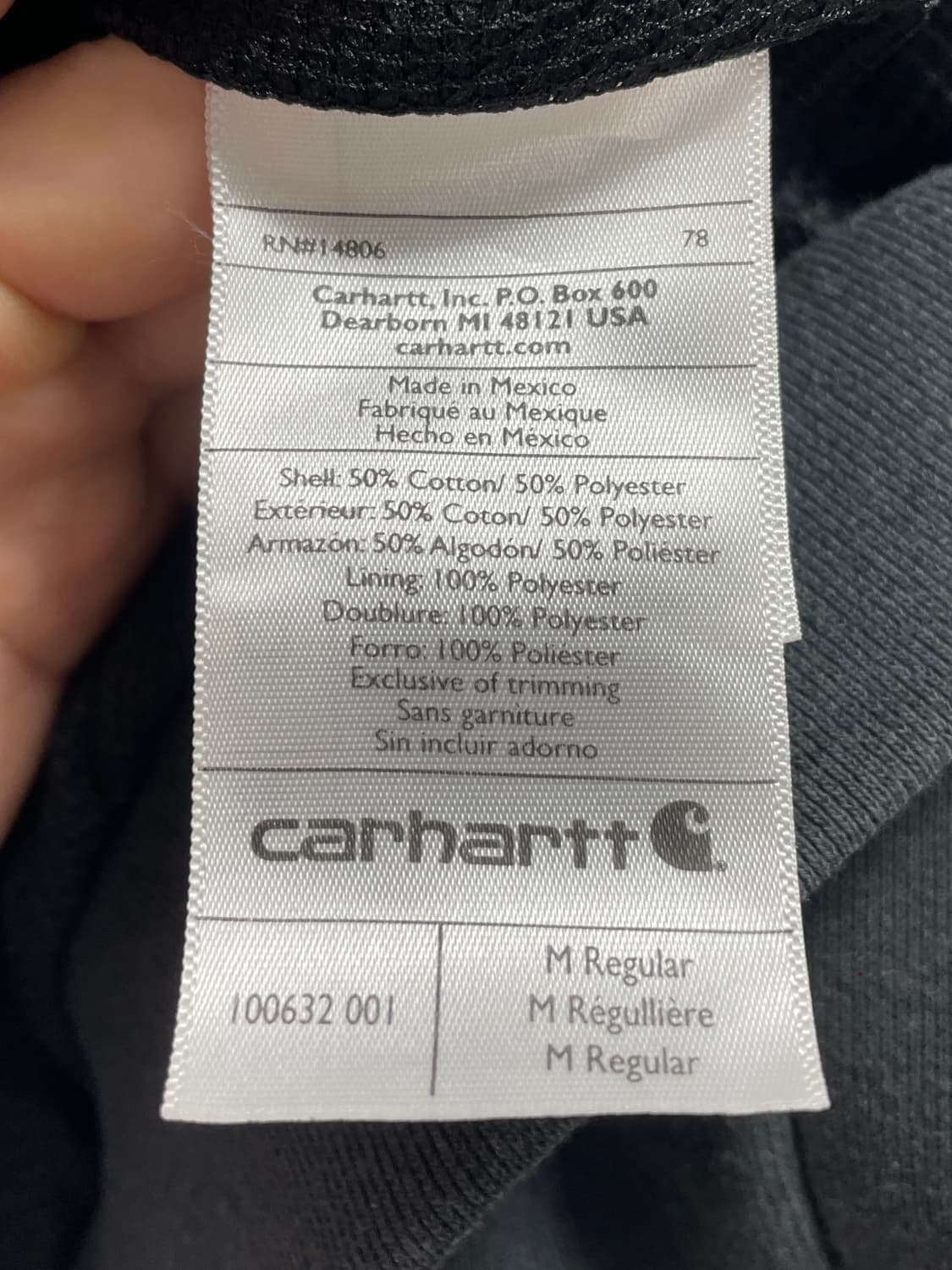 칼하트 헤비 써멀 후드집업 (on.635) 상품이미지6