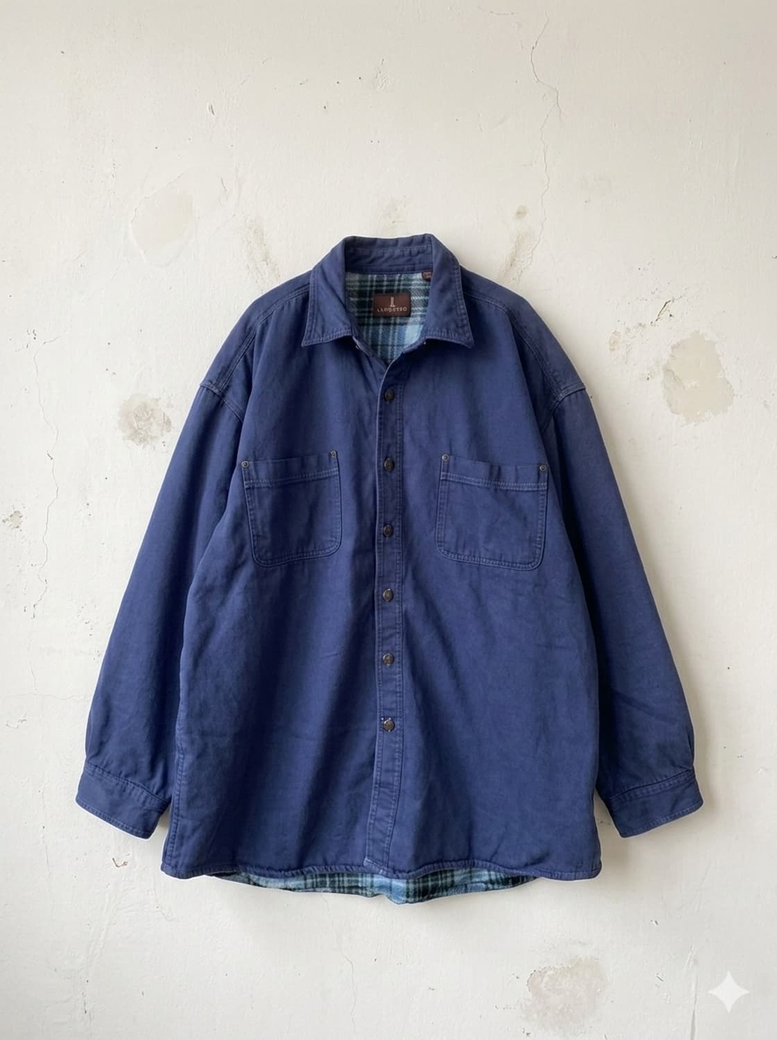  네이비 워크 셔츠 자켓 상품이미지2