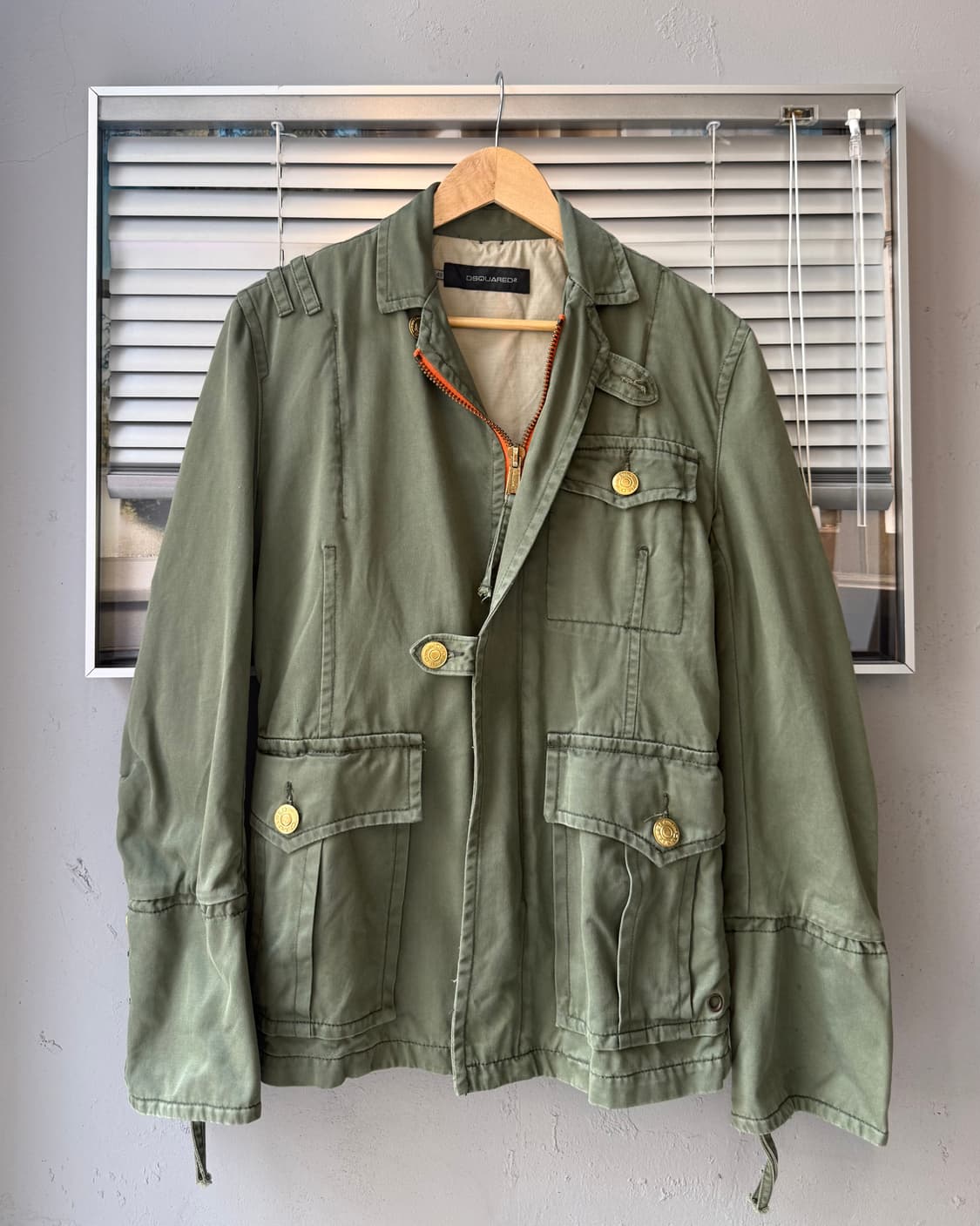 Dsquared2 05SS denim layered military자켓 상품이미지7