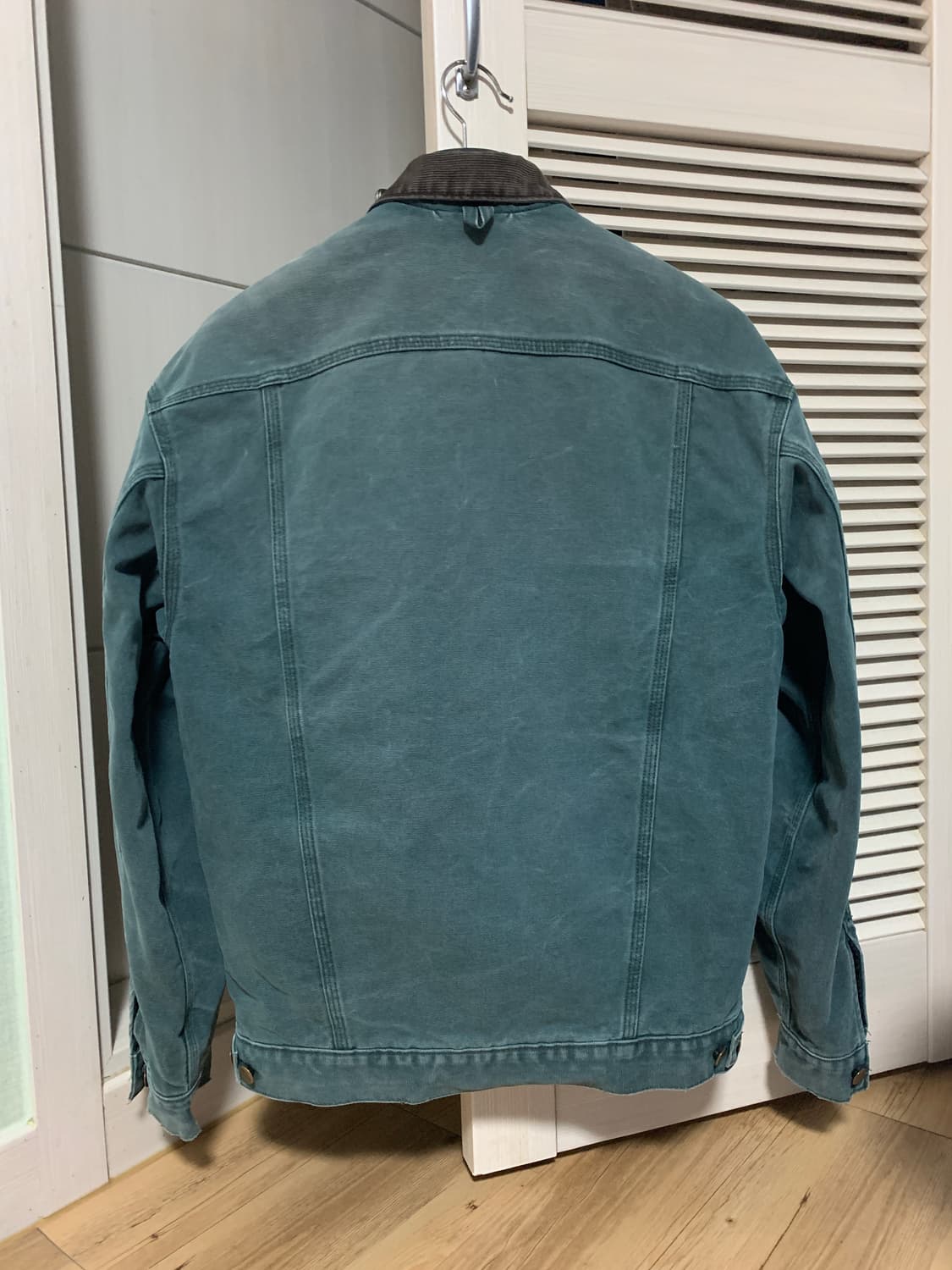 칼하트 90s J10 트러커 덕자켓 헌터그린 해 상품이미지4