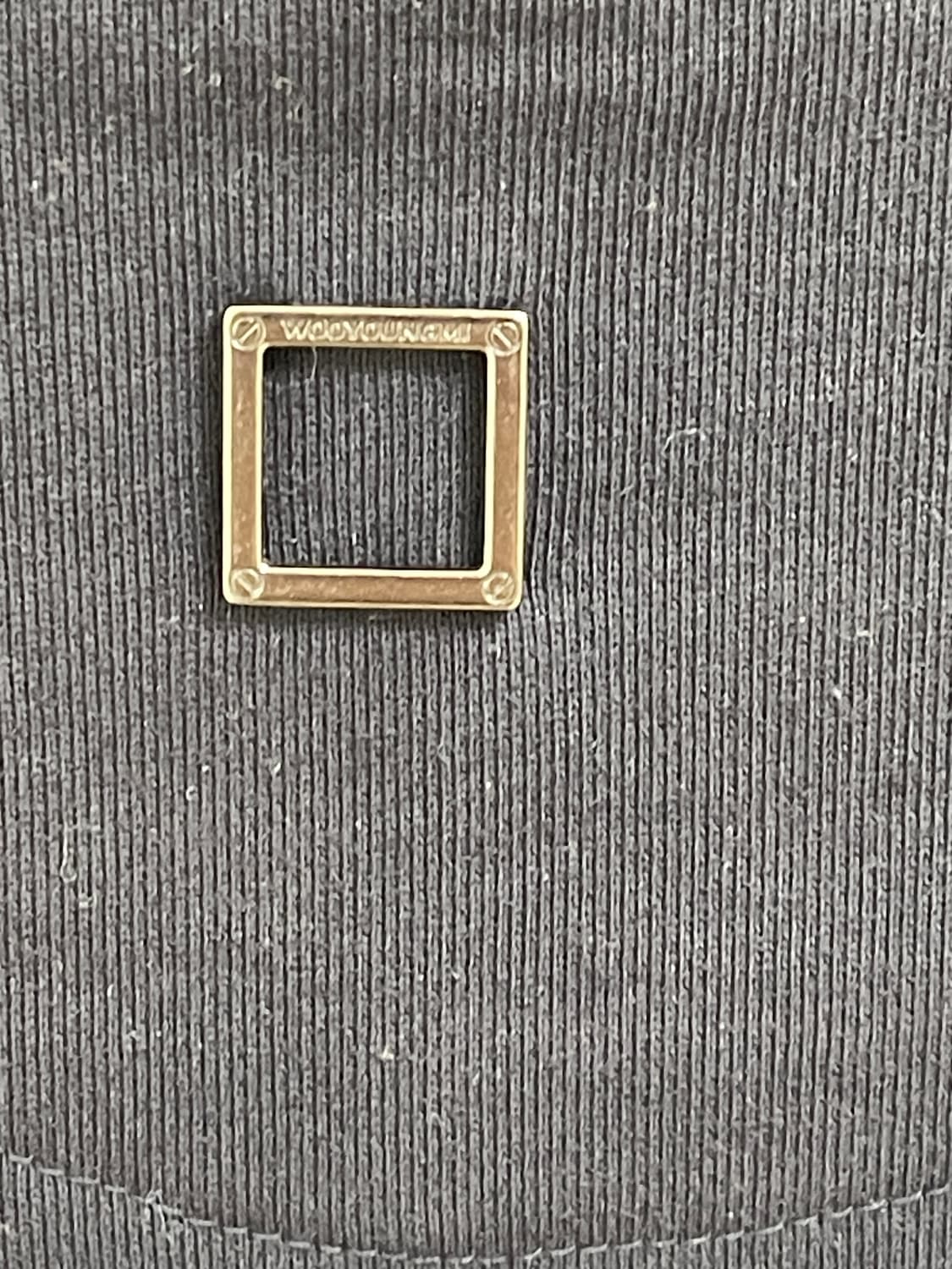 우영미 3D 플라워 백로고 스웨트셔츠 네이비 24fw 48사이즈 상품이미지3