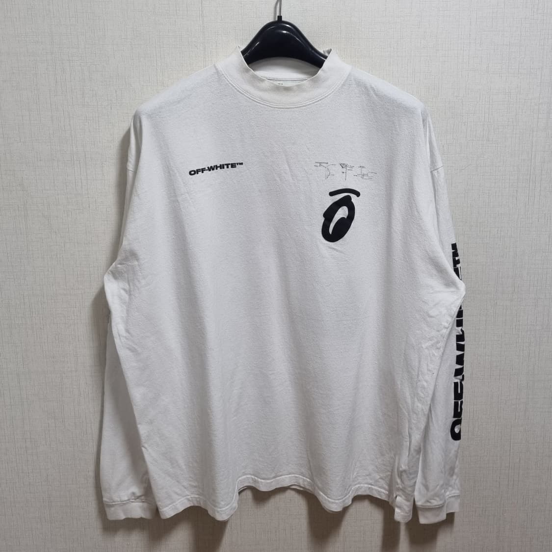 오프화이트 버질아블로 오버 슬라브 티 상품이미지1