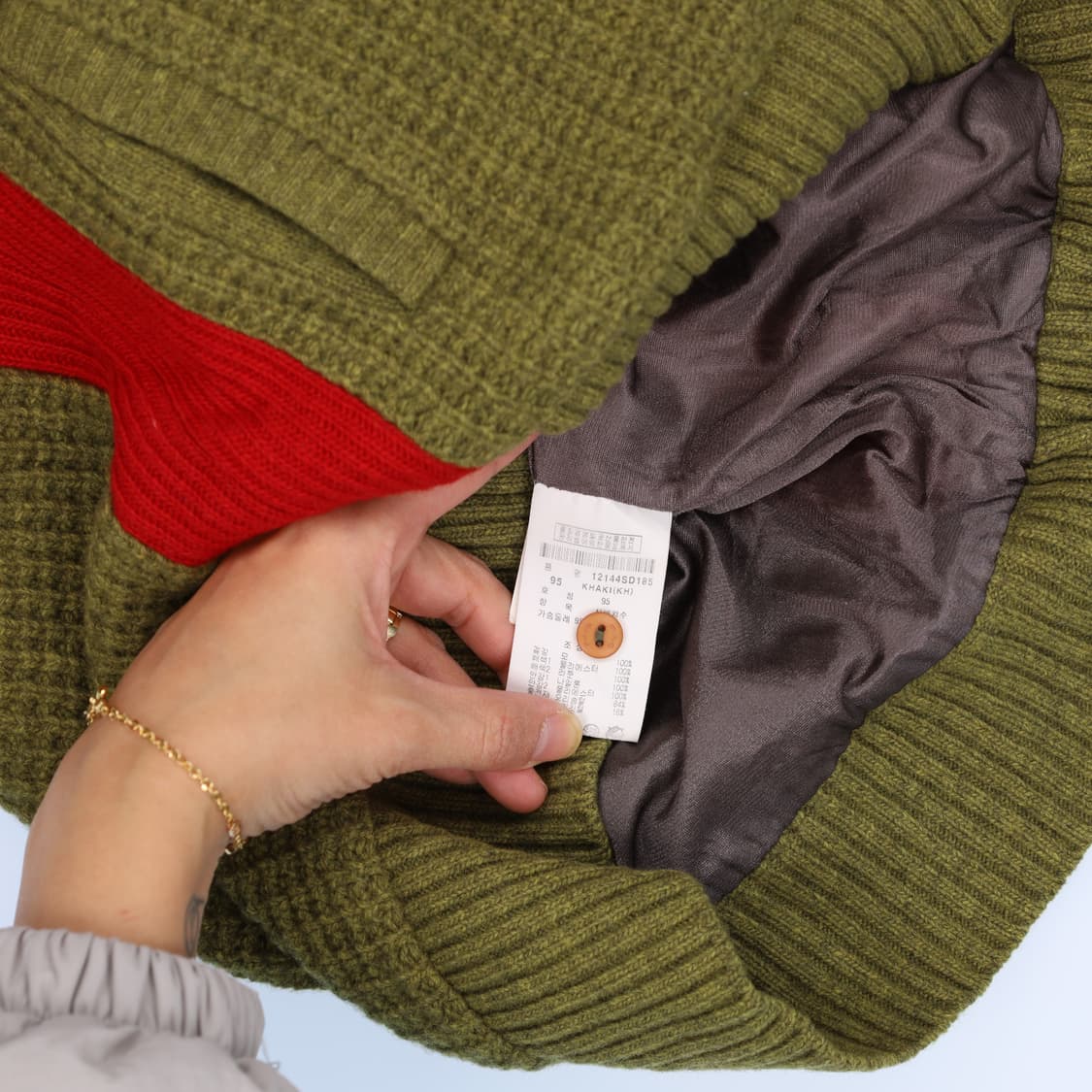 [95] 핑 골프 여성 덕다운 라쿤털 울 니트패딩 1209 H1 상품이미지5