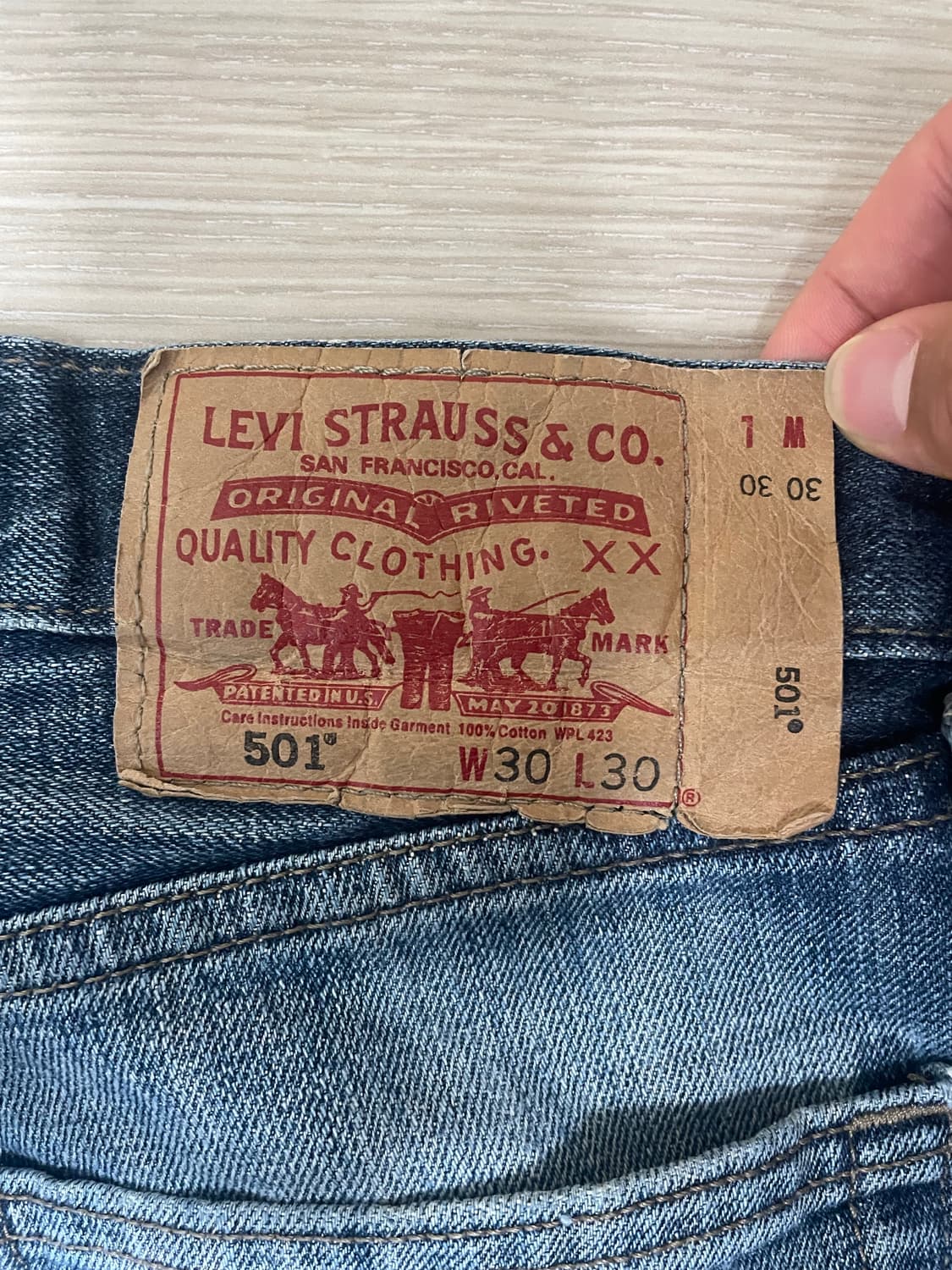 리바이스 501 (W30 L30) 상품이미지3