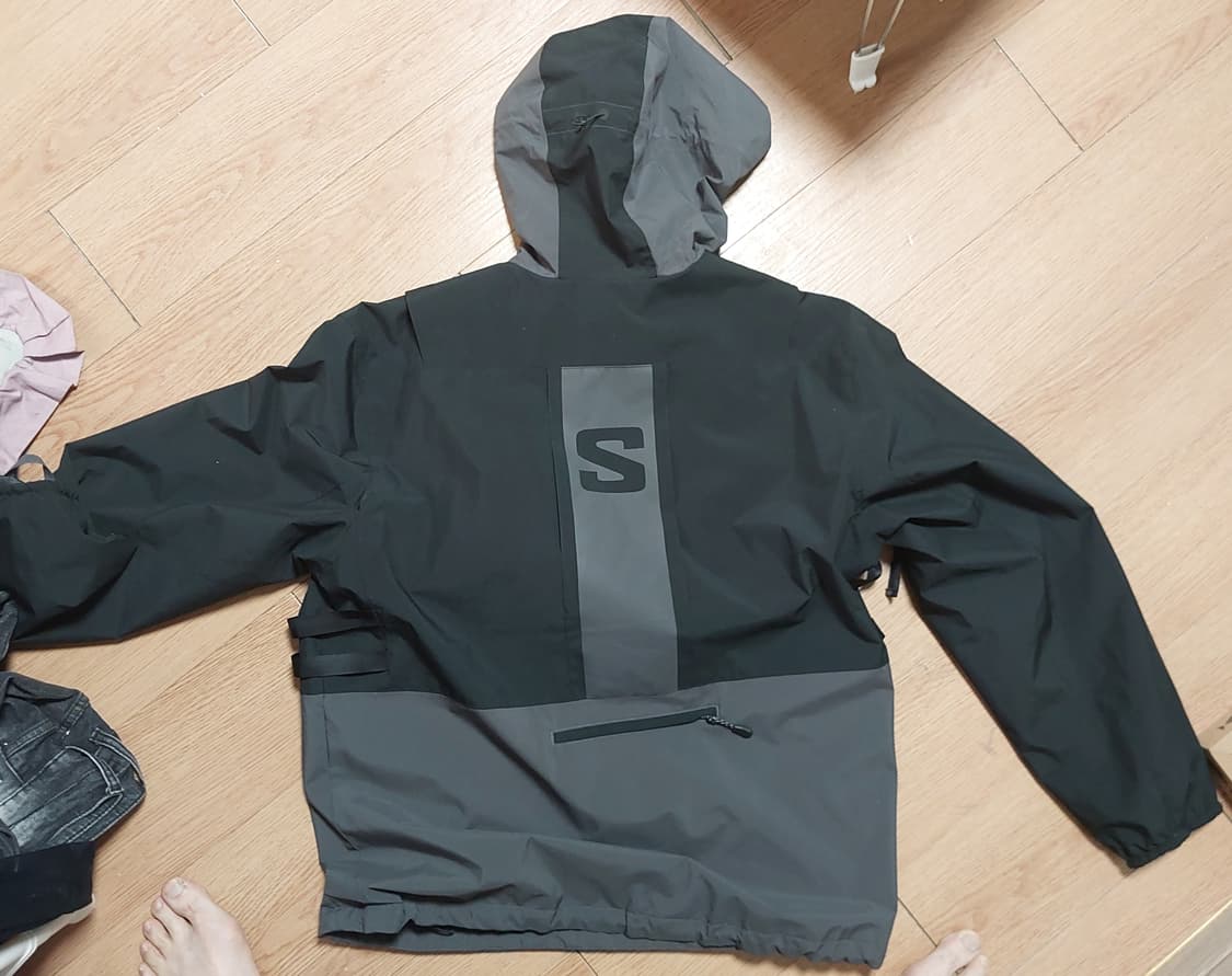 살로몬 피나클 아노락(XL) 택x 1회 착용 상품이미지4