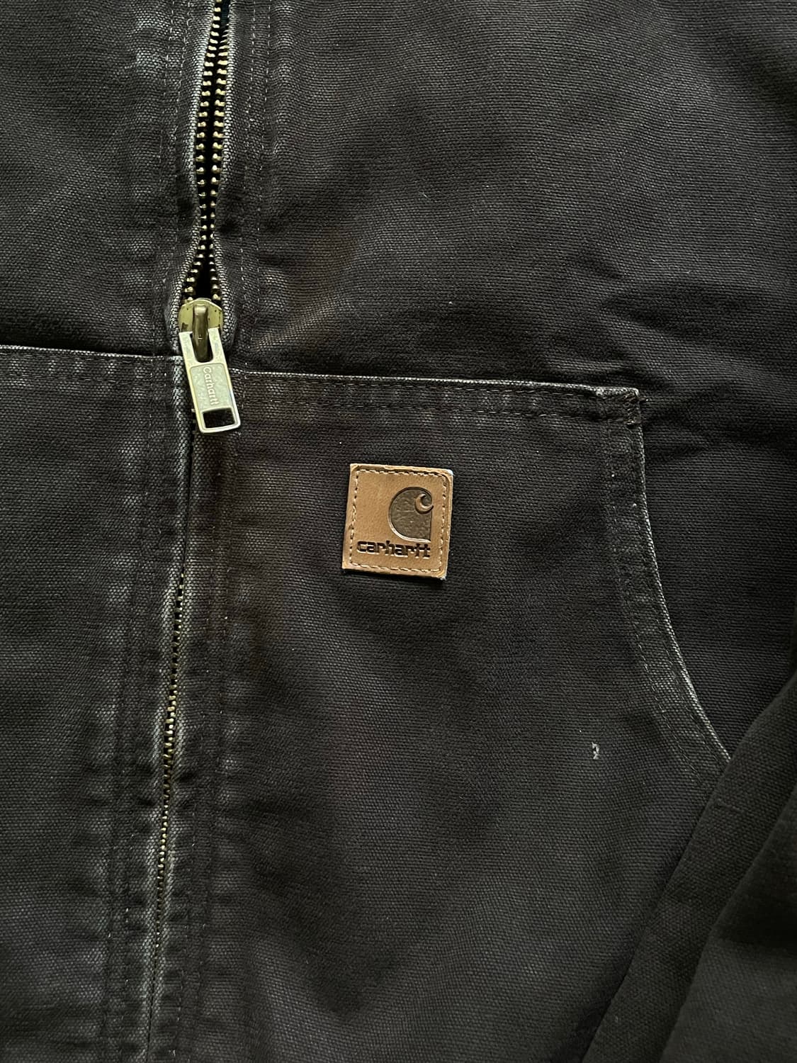 칼하트 j130 DKB 다크 브라운 액티브 자켓 샌드스톤 상품이미지6