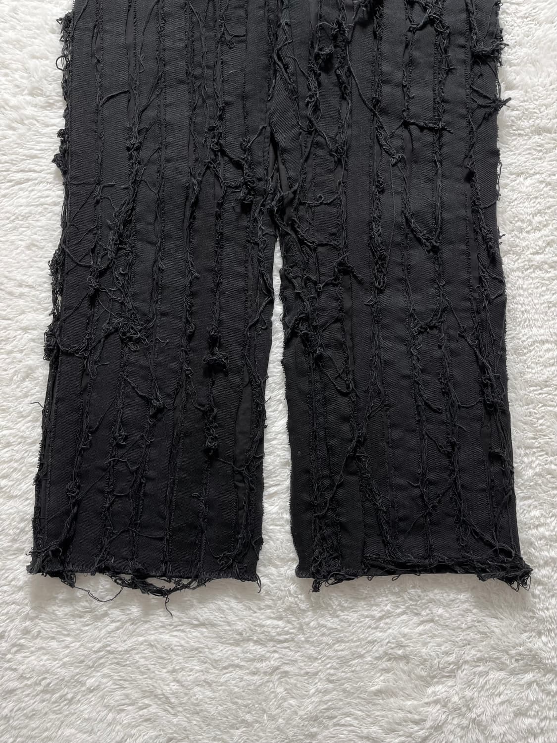 빈티지 디스트레스드 그런지 코튼 팬츠 상품이미지4