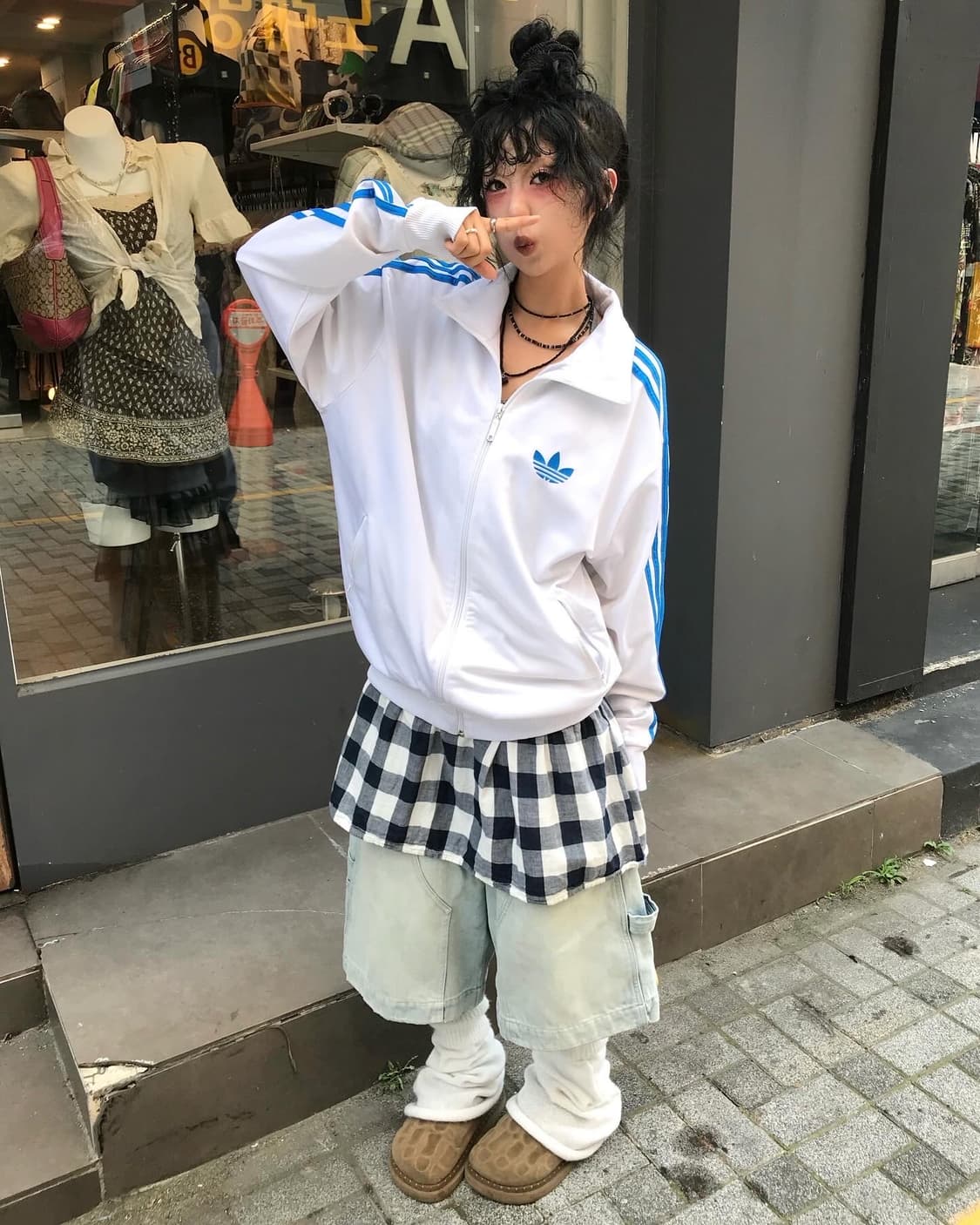 Adidas White&Blue Jersey ⭐️대대장 레어⭐️ 상품이미지1