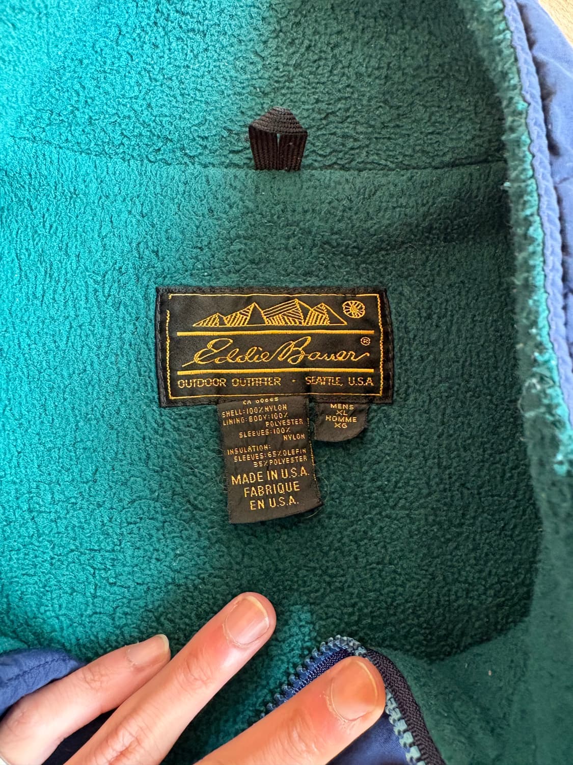 90s Eddie Bauer 웜업 자켓 상품이미지7