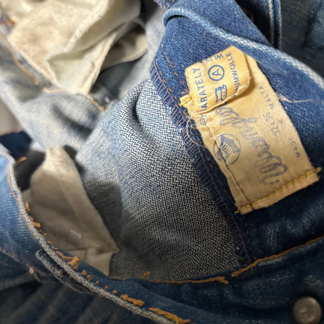 70s 랭글러 벨바텀 플레어 데님팬츠 32 리바이스 684 646 상품이미지8