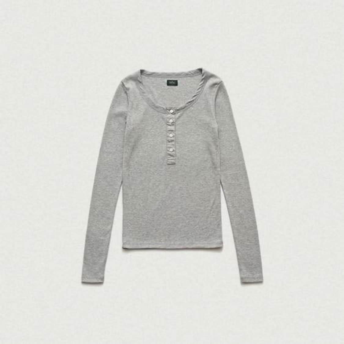 더바넷 Ribbed Henley T-shirt 상품이미지1