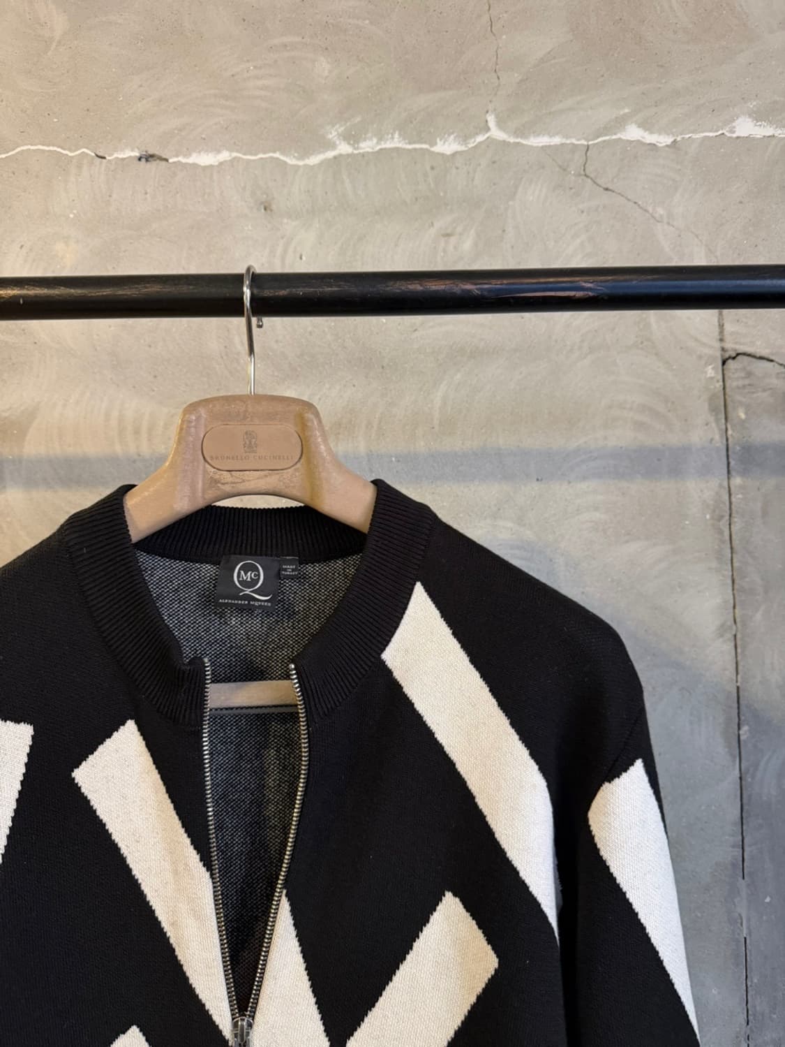 알렉산더 맥퀸 짚업 니트 블루종 100 상품이미지8