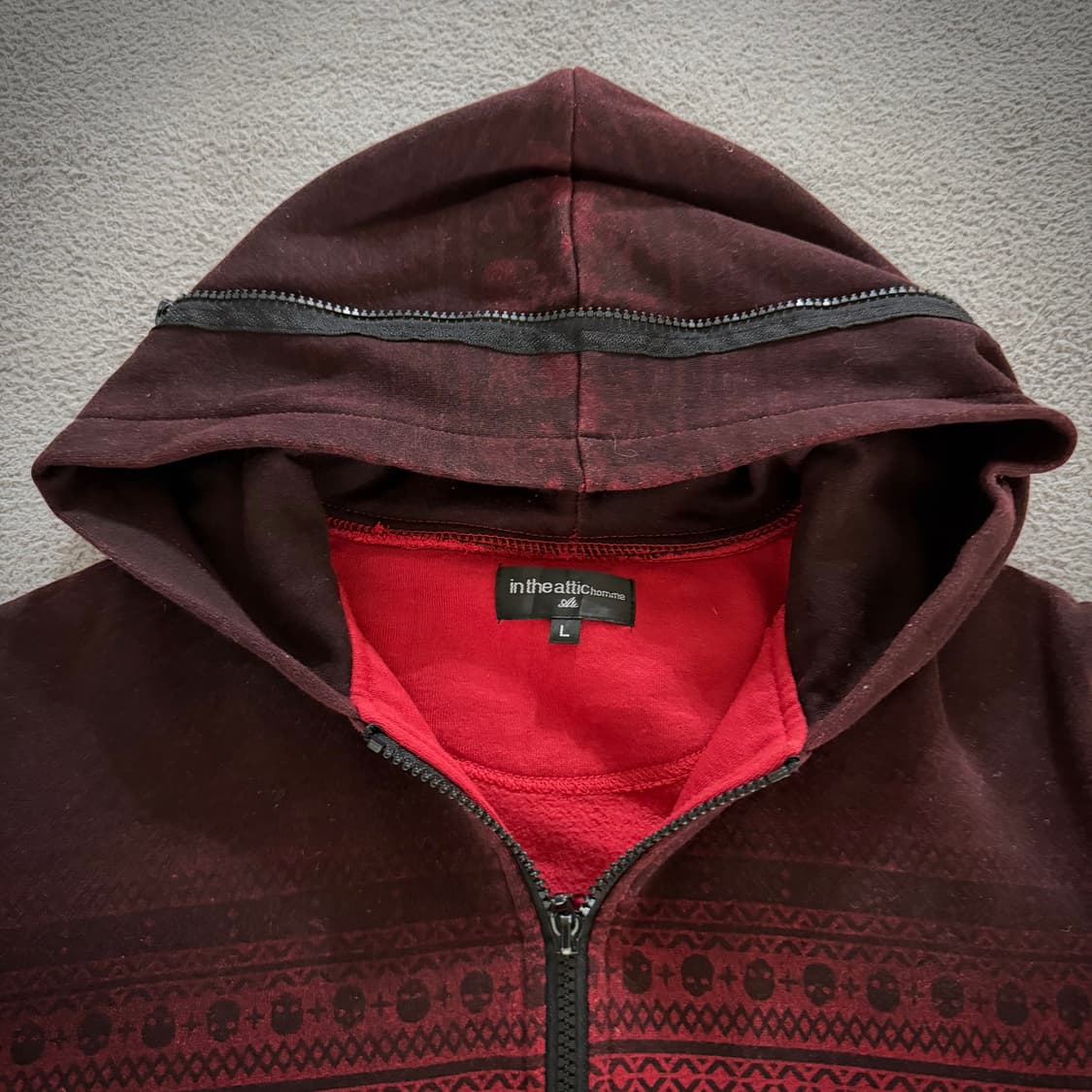 In the attic skull hoodie 상품이미지2