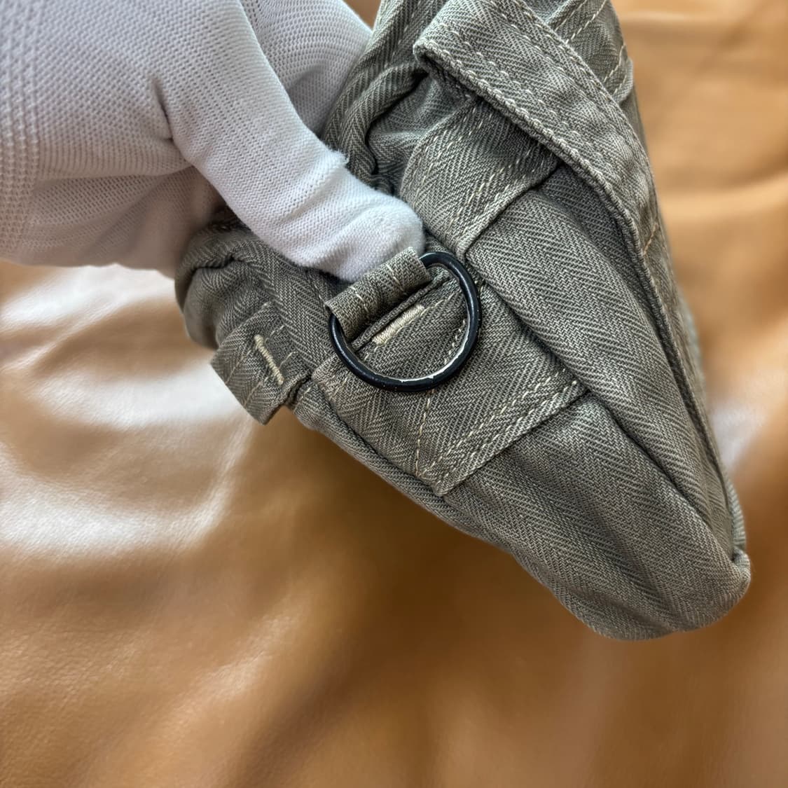 PORTER 포터 해링본 크로스바디 미니백 크로스백 가방 올리브 키키 상품이미지6