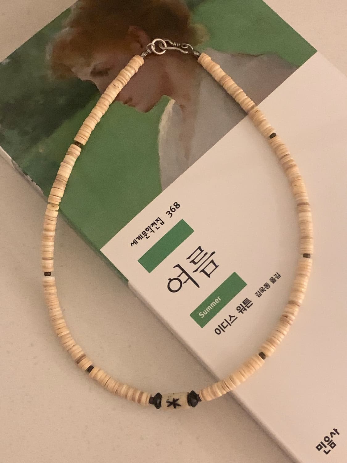 twinkle twinkle white sand necklace 상품이미지1