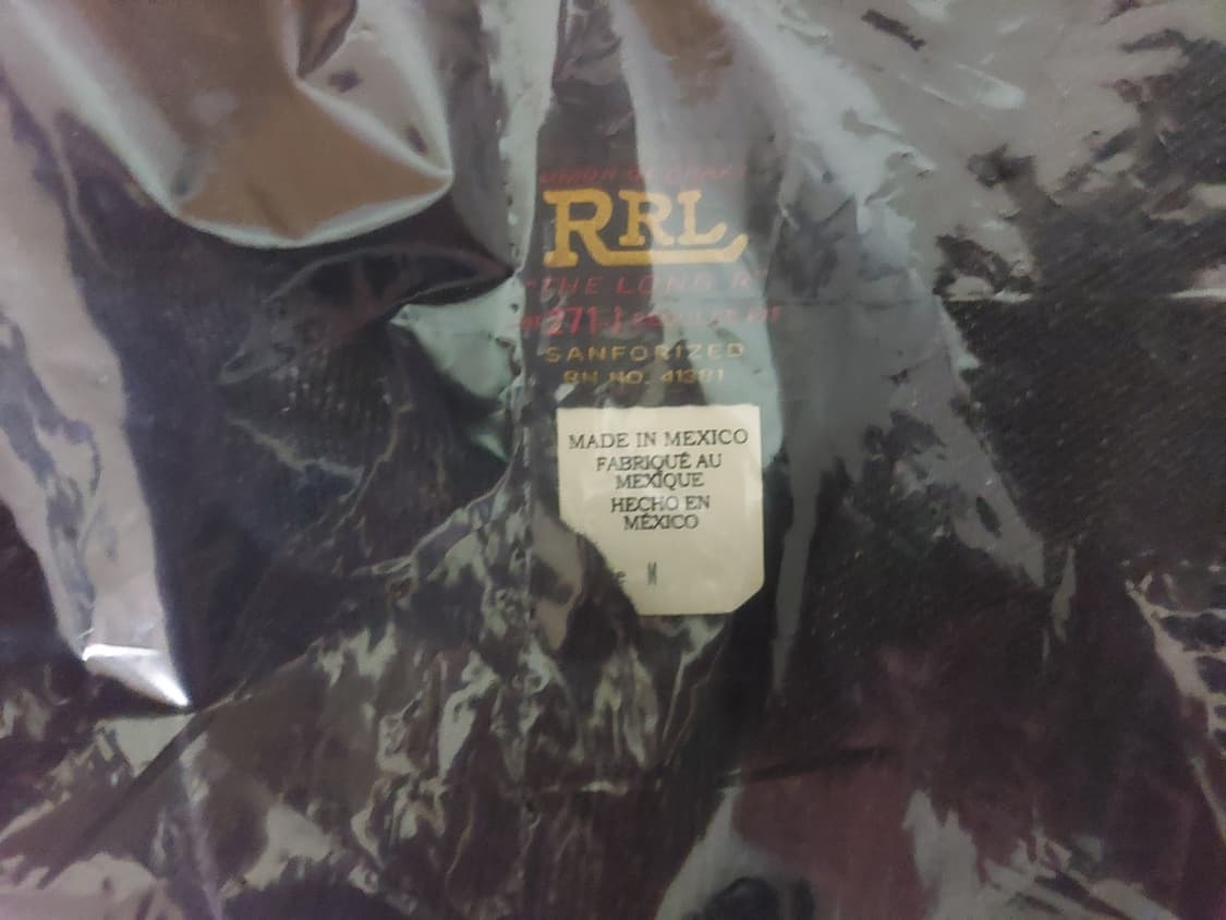 더블알엘 rrl lot271 블랙m 새제품 상품이미지4