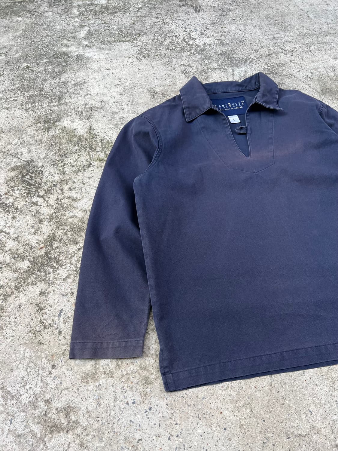 FADED DARK NAVY OLD FRENCH 프렌치피셔맨스목자켓 상품이미지4