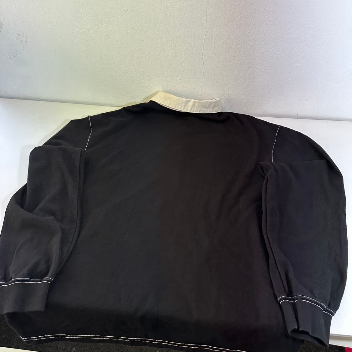 L 유니폼브릿지 블랙 화이트스티치 긴팔카라티 상품이미지7