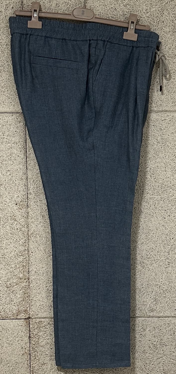 브루넬로 쿠치넬리 린넨 드로스트링 레저핏 팬츠 상품이미지2