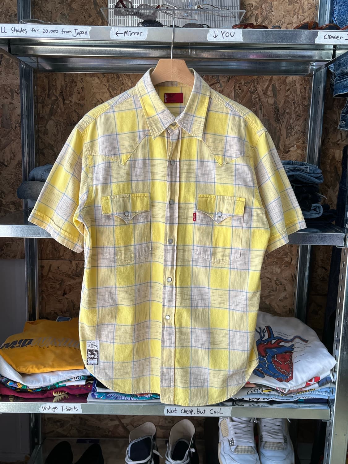Levi's Western Check Pattern Shirt 상품이미지1