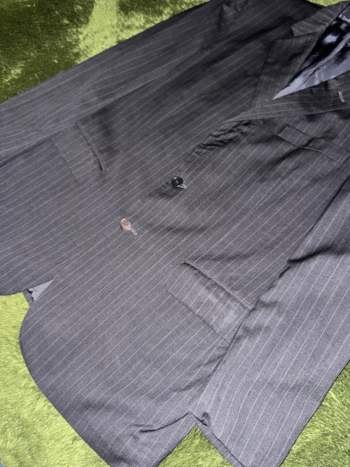 브룩스 브라더스 MADE IN USA 스트라이프 비스코스 블레이저 상품이미지4